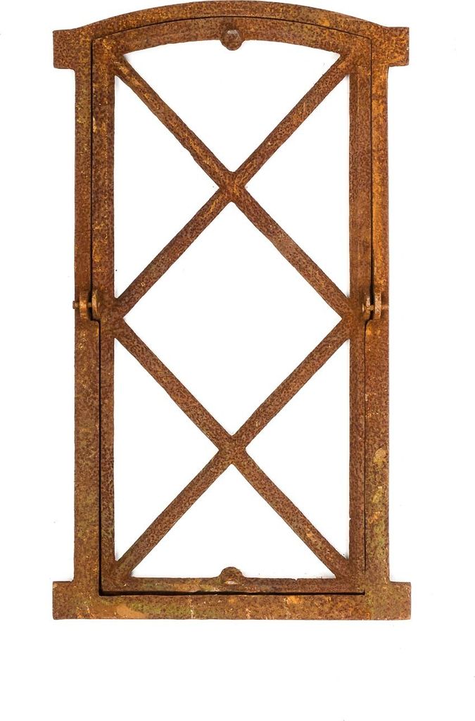 Stallfenster Klappfenster Scheunenfenster Eisenfenster 38x76cm im Antik-Stil