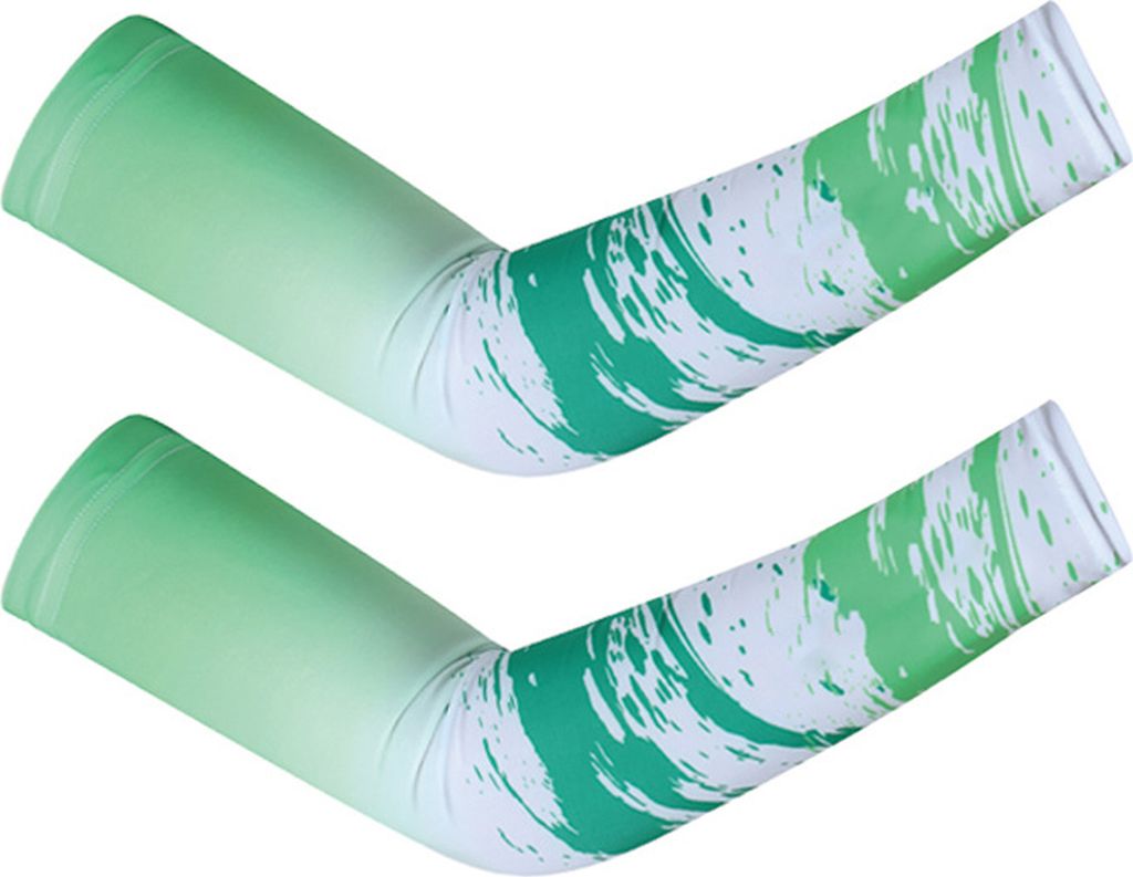 1 Paar Sommer-Armstulpen aus Eisseide, UV-Sonnenschutz, atmungsaktiv, rutschfest, elastisch, für Männer und Frauen, Outdoor, Radfahren, Angeln, l...