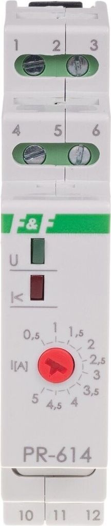 Prioritätsrelais, DIN-Schienenmontage, 230 V u=0,5÷5 A Kontakt: 1 Schließer/Öffner PR-614