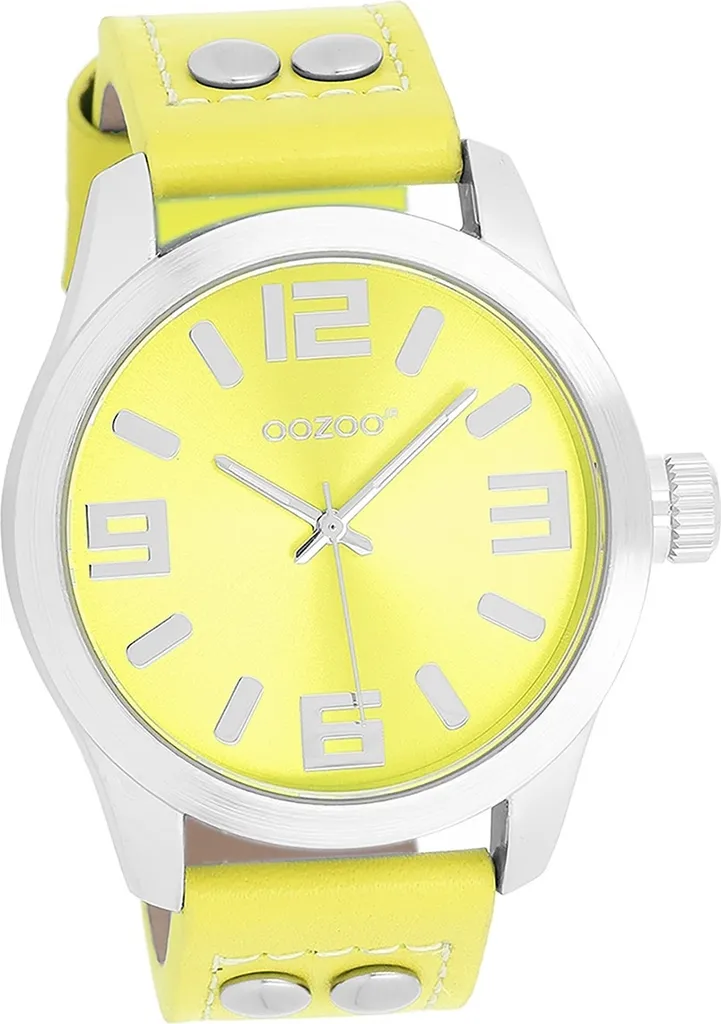 Montre Bracelet Jaune pour Fille Oozoo Métal Analogique Junior D2UOJR318