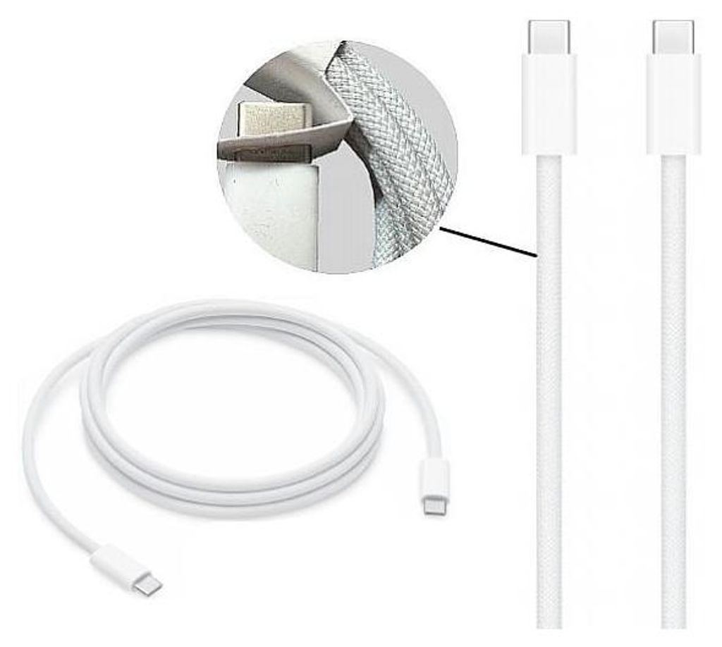 Daten-/Ladekabel - USB-C auf USB-C (wie Apple MU2G3ZM/A) Produktbild 