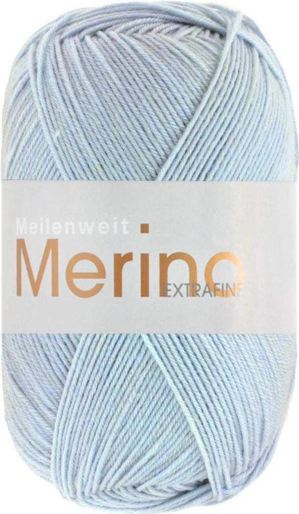 Lana Grossa - Meilenweit 100g Merino Extrafine uni 2419 hellblau