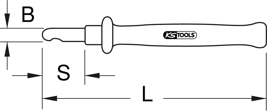 KS TOOLS 117.1305 Coltello per Elettricisti VDE 1000V | 185mm Qualità Top
