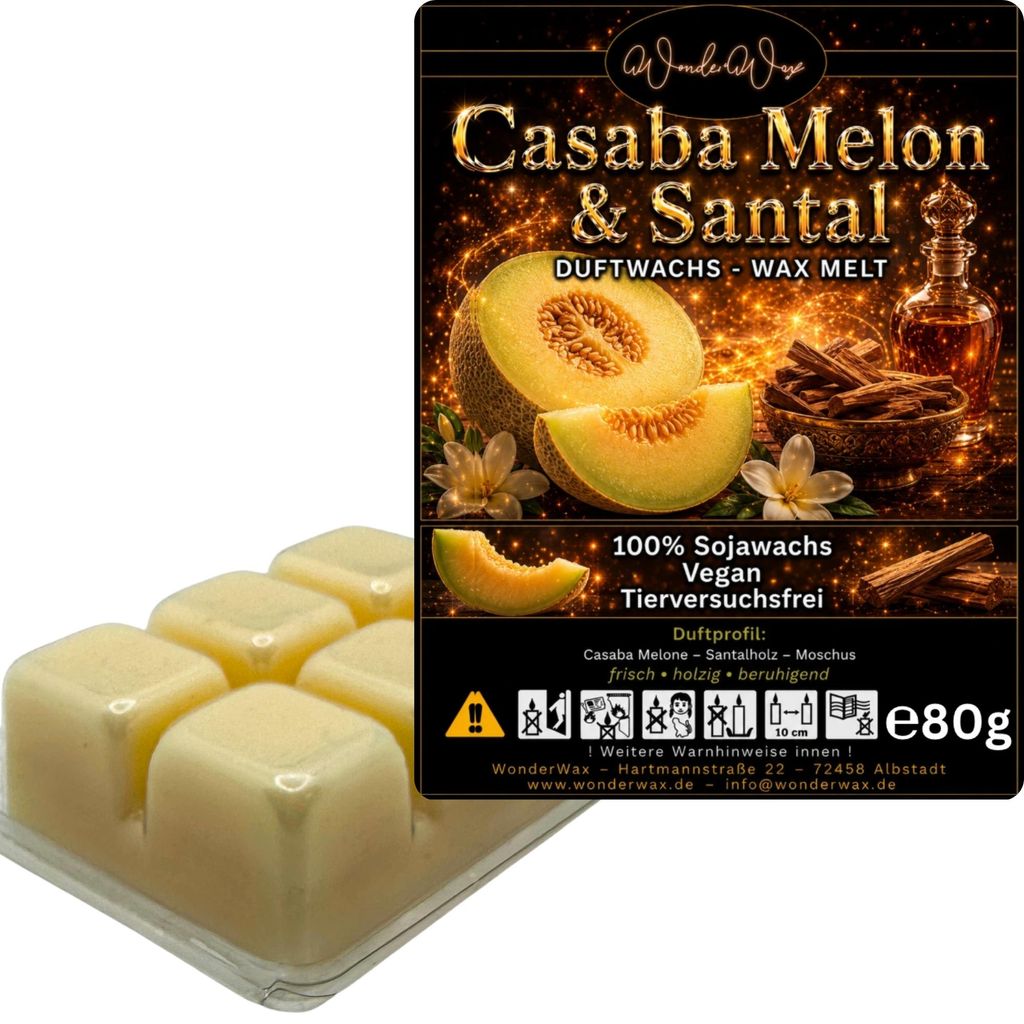 WonderWax Duftwachs Wax Melts für Duftlampe, 6 Würfel Duftmelt Wachsmelt Sojawachs Duftwachs Würfel für Raumdüfte, Wachs Duftöl Winter Indoor...