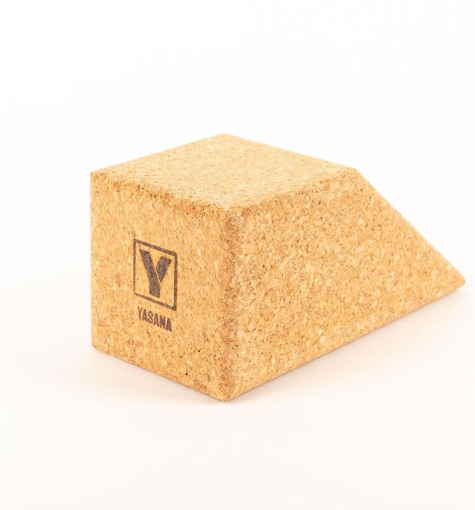 INNA-Glas Yogakeil Ariela aus Presskork, Natur, 21x10x10cm Produktbild 