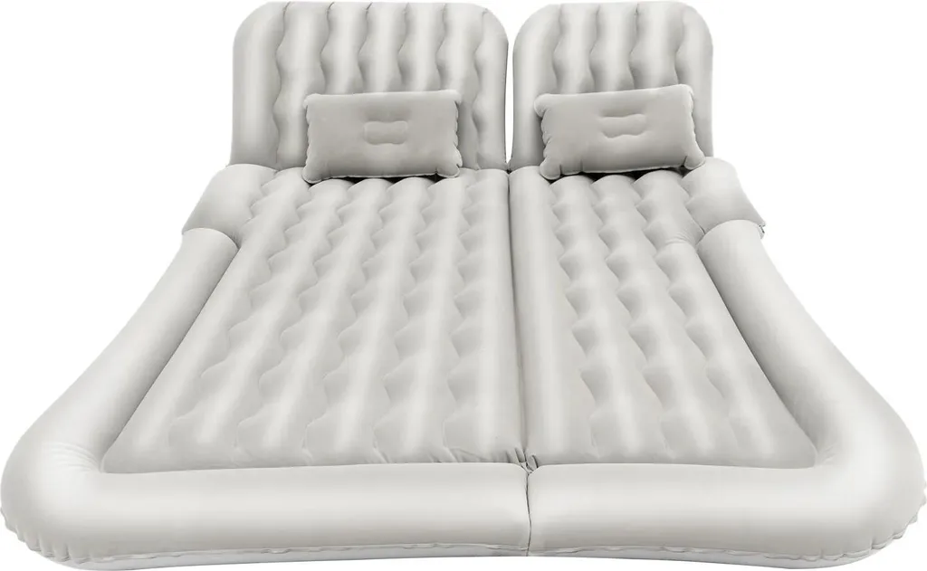 Lit d'appoint matelas gonflable grande capacité gris confort chic