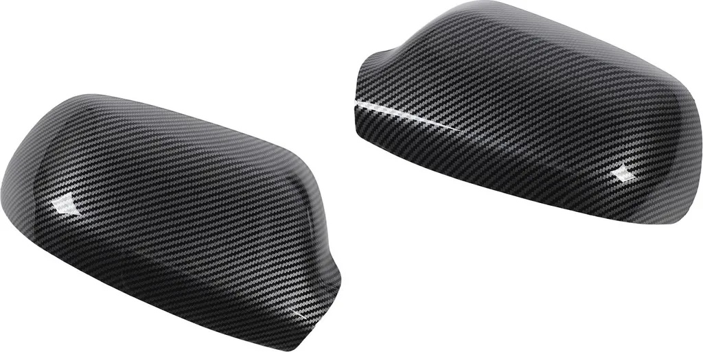 Coques de rétroviseurs extérieurs aspect carbone pour auto 2 pièces