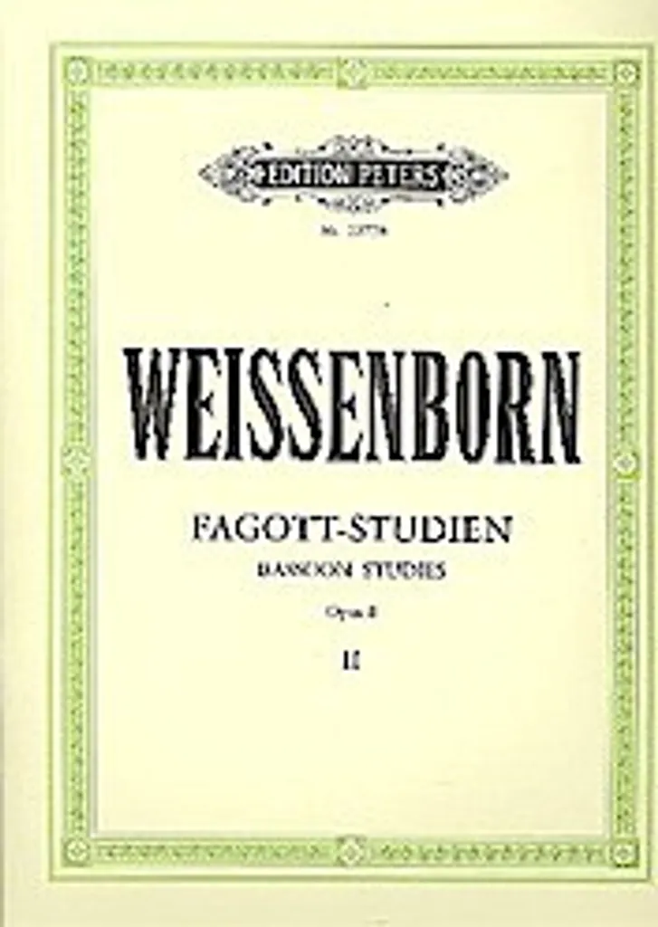 Améliorer sa Technique au Basson avec les Etudes Op.8 Volume 2 Solo