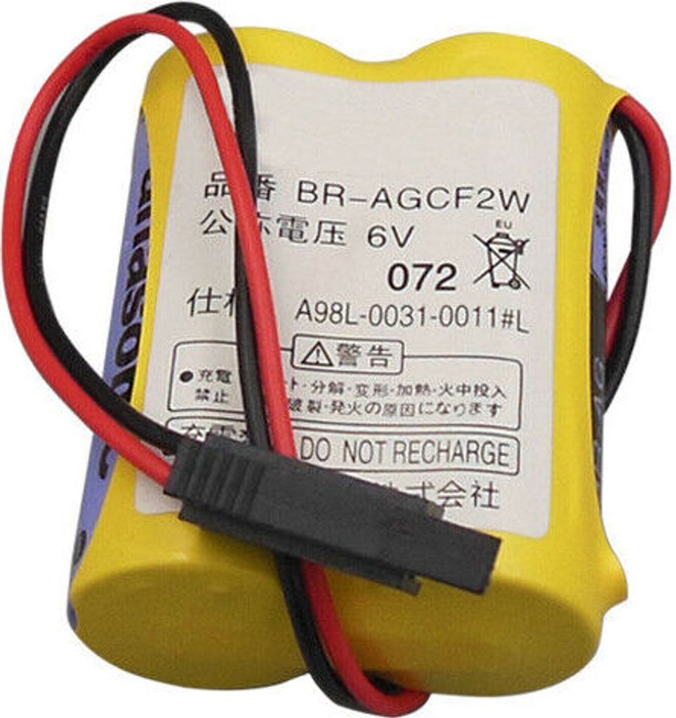 BR-AGCF2W A98L-0031-0011 6V 2200mAh baterie pro PLC Fanuc Obrázek produktu 