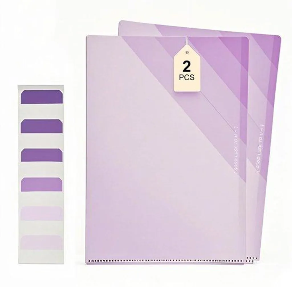 Porte-documents A4 Violet anti-perte 6 volets pour trier vos papiers