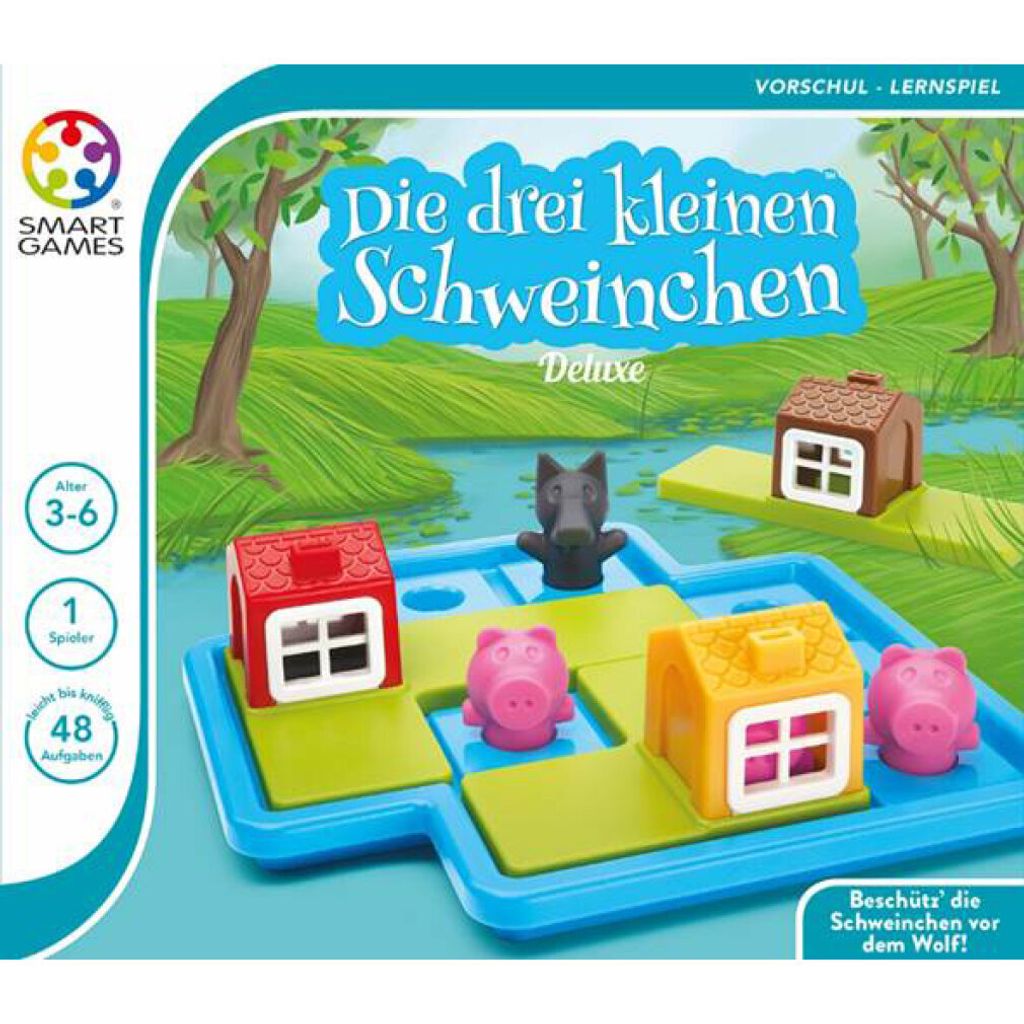 Smart Games Rozprávkové hry 3 prasiatka, logická hra, Obrázok produktu 