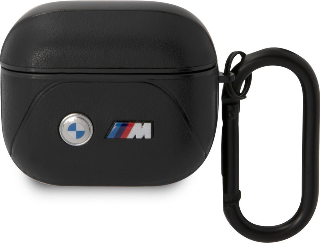 BMW BMA322PVTK AirPods 3 Gen Cover schwarz/schwarz Leder Curved Line