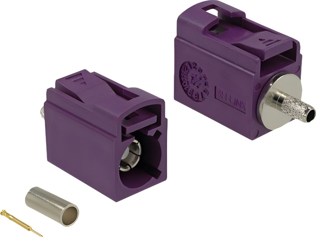 DELOCK FAKRA D-Bu 21mm (kurz) zum Crimpen