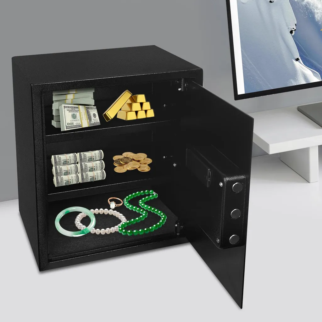 Armoire de sécurité pour documents et bijoux avec serrure digitale