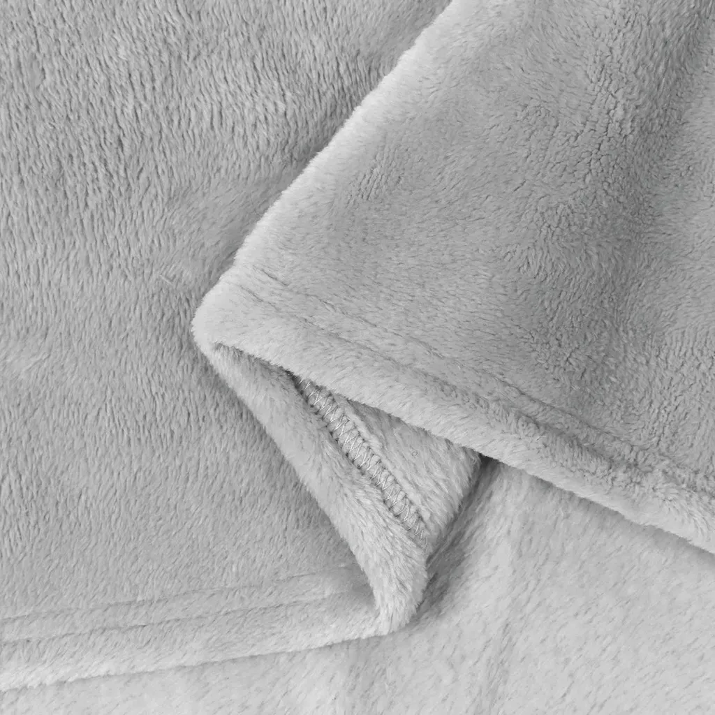 vidaXL Coperte 6 pezzi grigio 130 x 150 cm in pile - 7