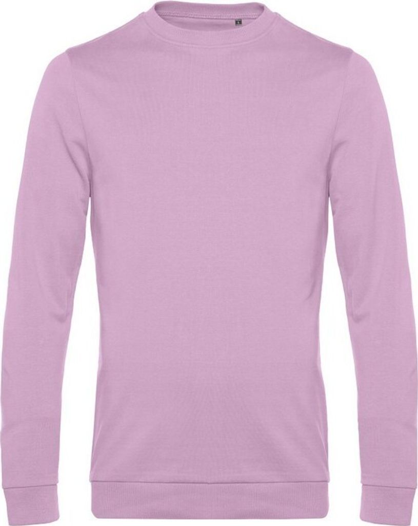 B&C - Sweatshirt für Herren angesetzte Ärmel BC4680 (XL) (Bonbonrosa)