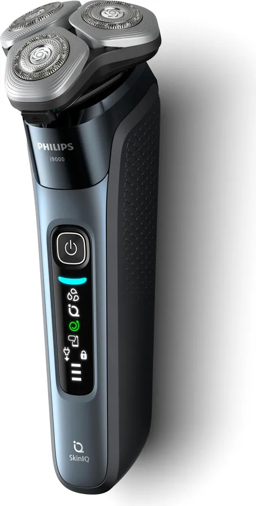 Rasoir Philips SkinIQ X9001/10 en Acier Inoxydable Étanche Bleu et Noir