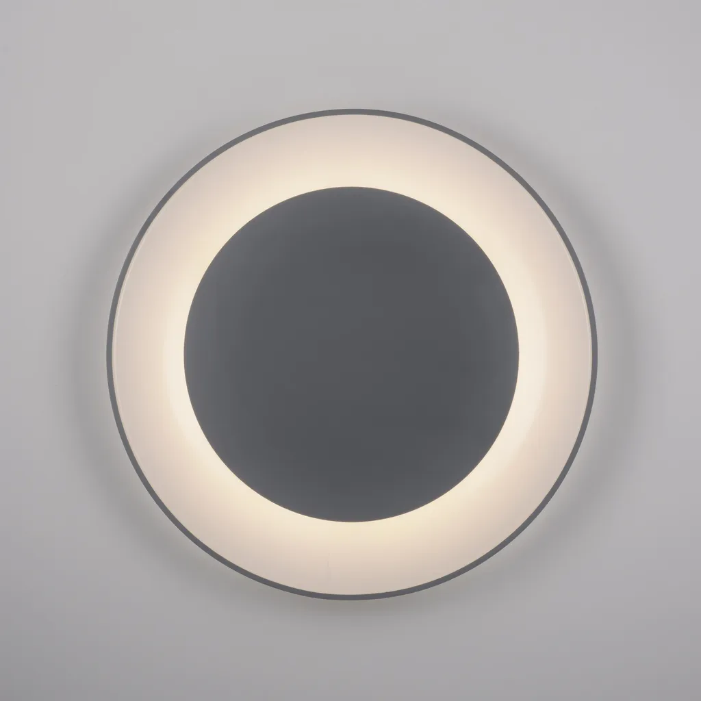 Plafonnier LED 6600lm ultra puissant, intensité CCT ajustable, gris 54W