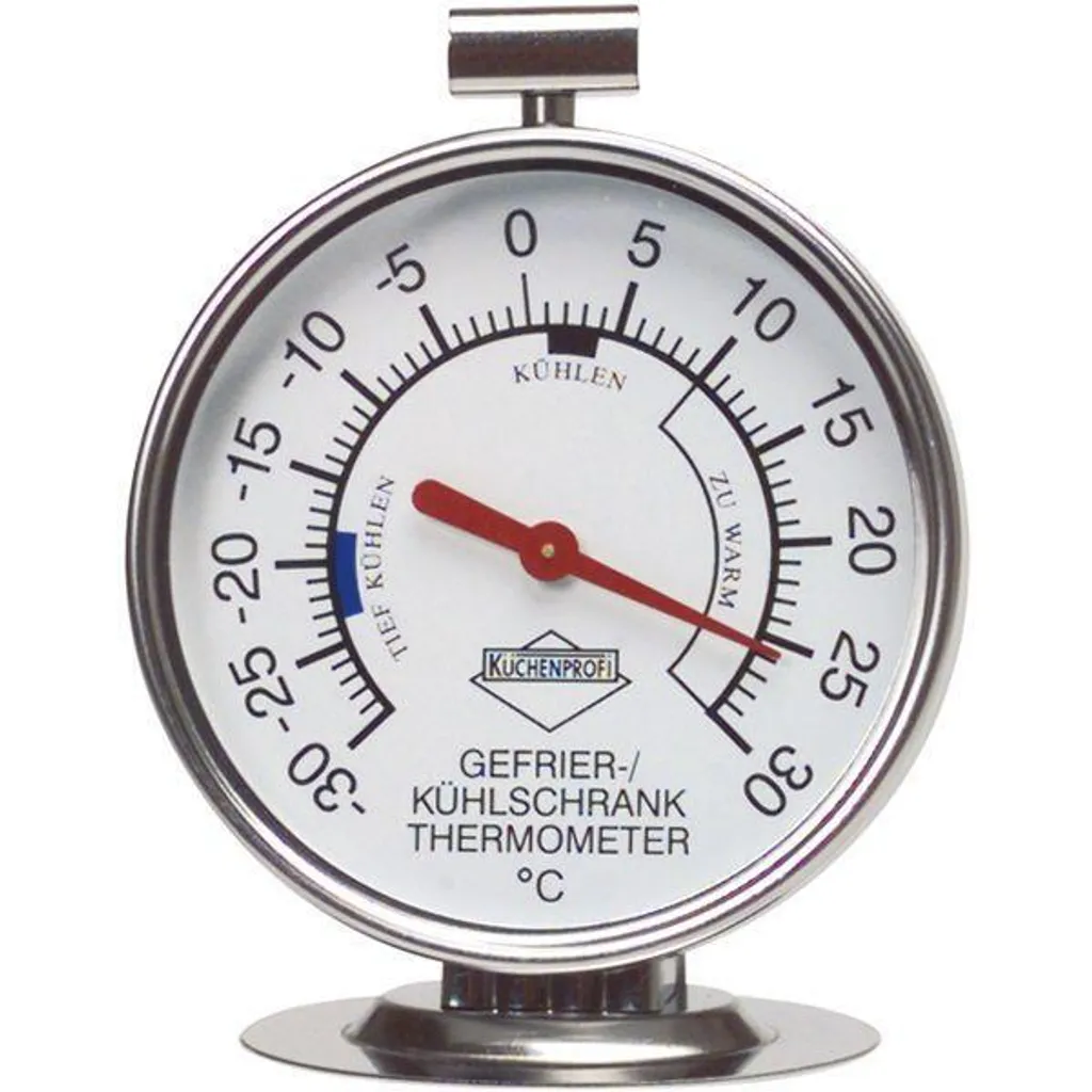 Küchenprofi Termometro Frigorifero 100mm Acciaio Inox Antiruggine
