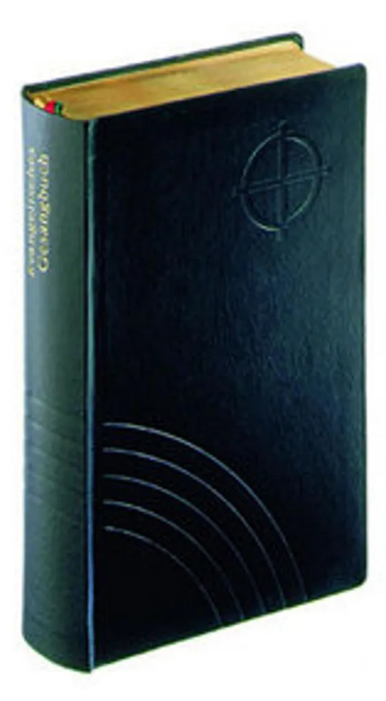 Livre de cantiques évangélique pour Basse-Saxe en cuir synthétique noir