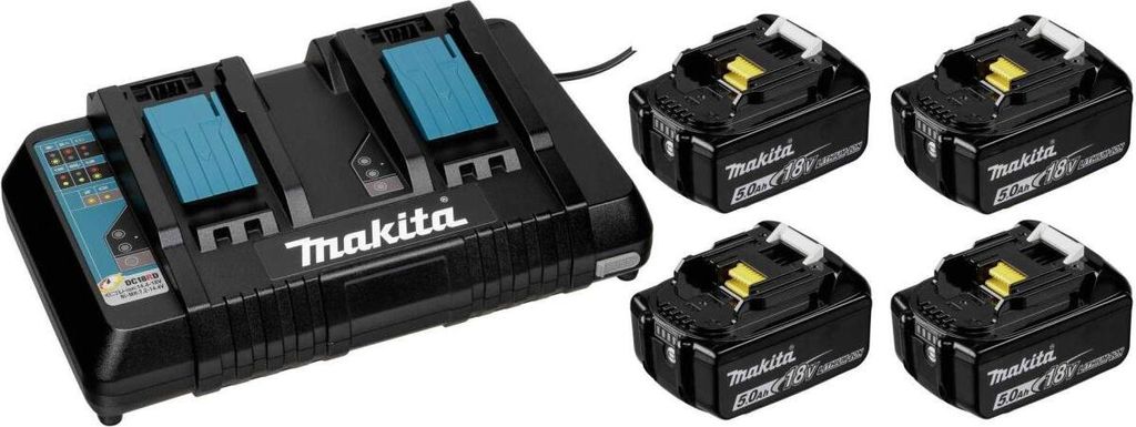Makita Energy Kit 197626-8 4x BL1850B + DC18RD Produktbild 4