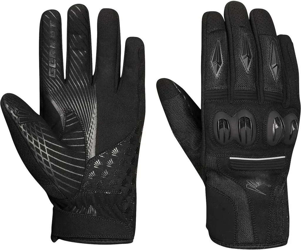 Gants de Moto en Cuir Noir Taille 11 : Protection Homologuée Germot
