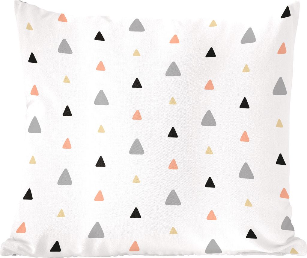 MuchoWow Zierkissen Sofakissen Wohnzimmer Dekokissen 40x40 cm Pastell - Form - Muster - Foto Kissen - Schlafzimmer Dekoration