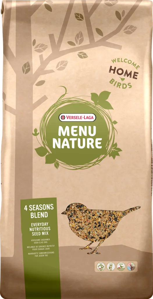 Stop au Manque de Nourriture : Mélange Oiseaux 4 Saisons Menu Nature 20 kg