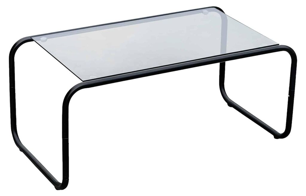 Leitmotiv - Couchtisch Ventana - Schwarz - 80x40x36cm Produktbild 