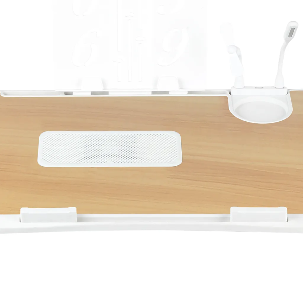 Support de lit pour PC portable avec refroidissement et hauteur de 40cm - 12