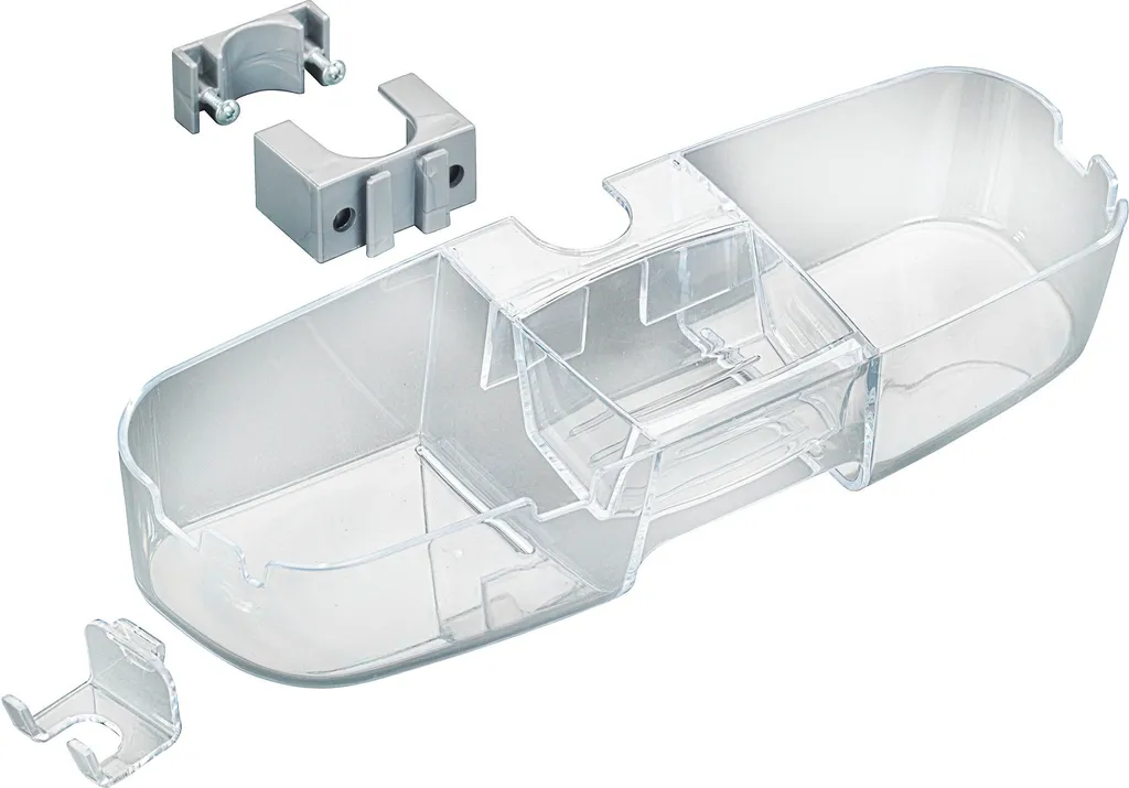 Organisateur de douche suspendu 3 bacs pour barre de douche et baignoire