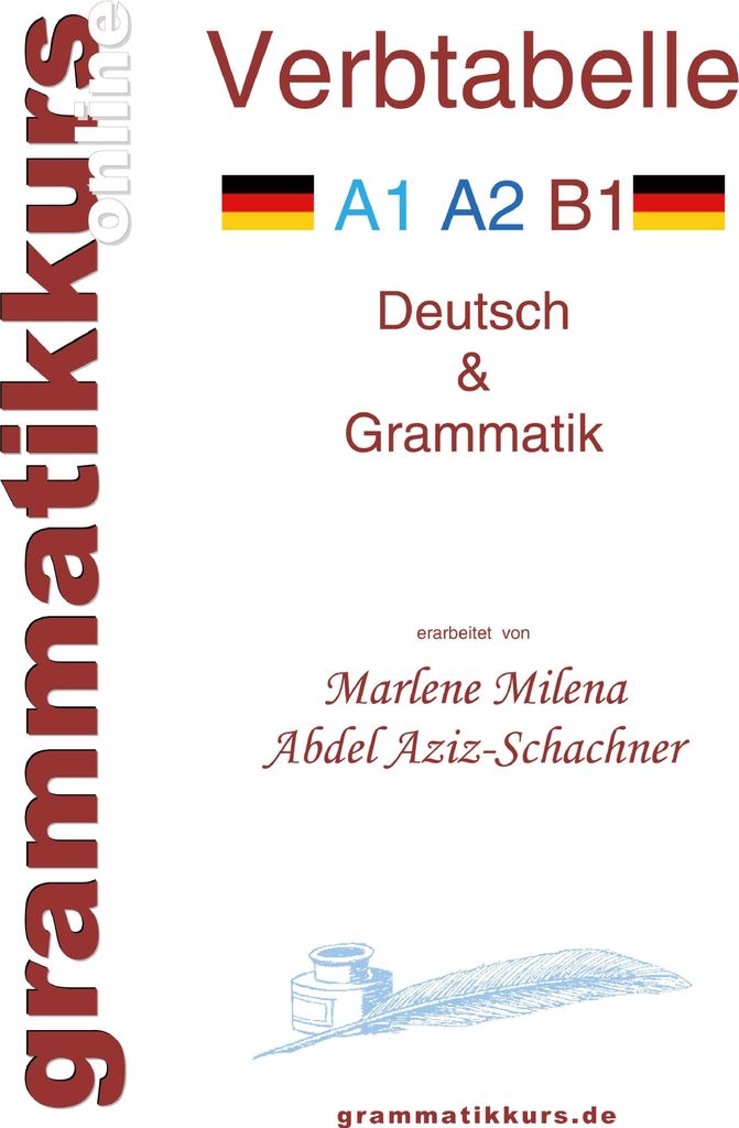 Verbtabelle Deutsch A1 A2 B1