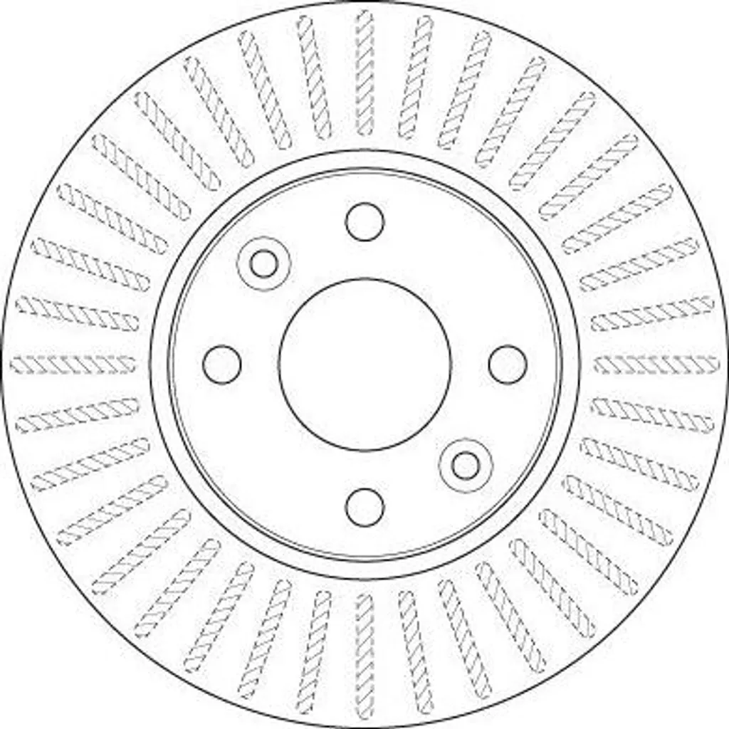 Disque de frein avant plein TRW pour Dacia Sandero et Renault Kangoo II