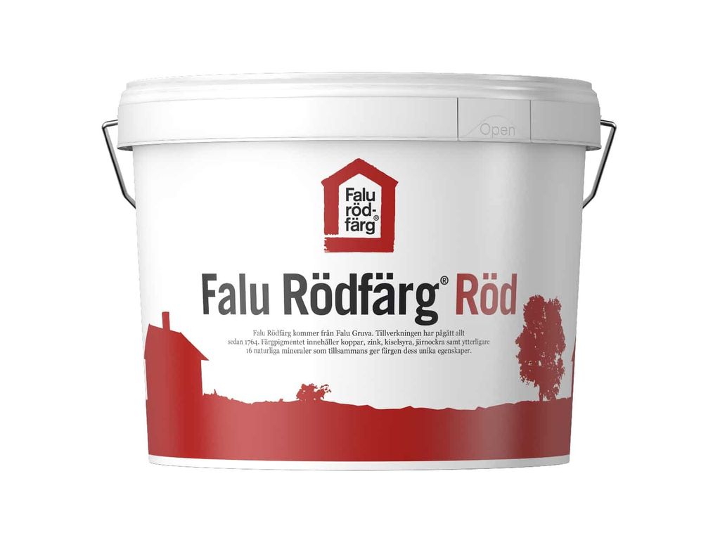 original Falun Rödfärg - Falunrot - Schwedenrot - Holz Produktbild 