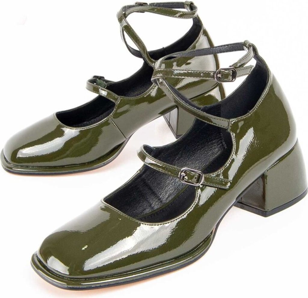 Scarpa Montevita con tacco Corela2 verde Immagine del prodotto 
