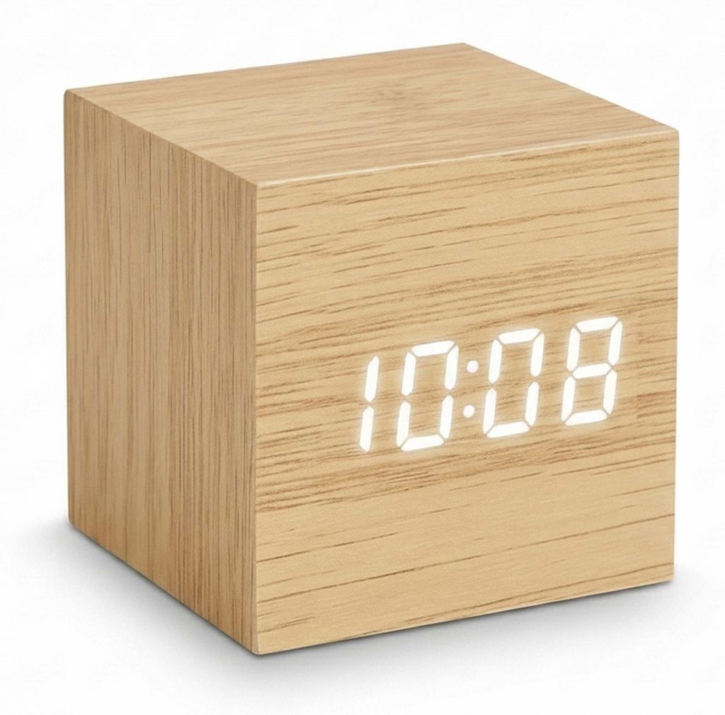 Relaxdays Wecker digital, Datums- & Temperaturanzeige, 3 Produktbild 