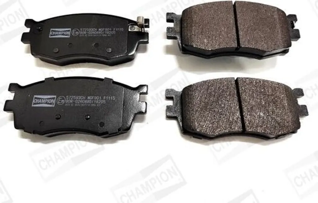 Plaquettes de frein Champion 572593CH pour Hyundai Accent III i20 Rio II