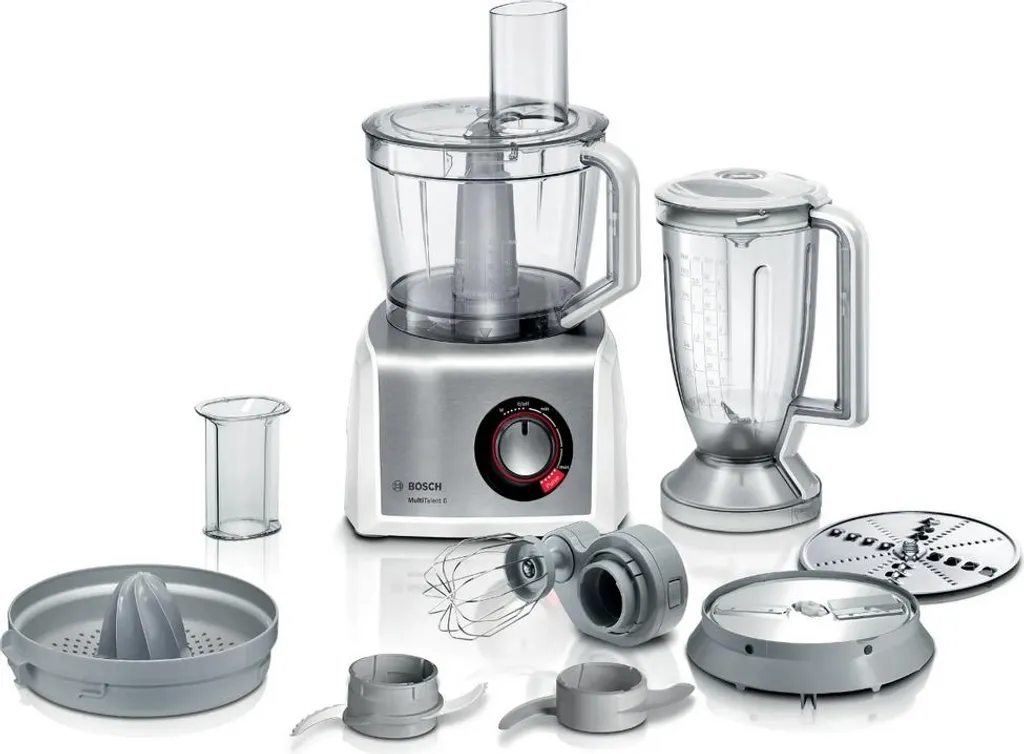 Robot de cuisine multifonction blanc Bosch MultiTalent8 1250W 2,4L