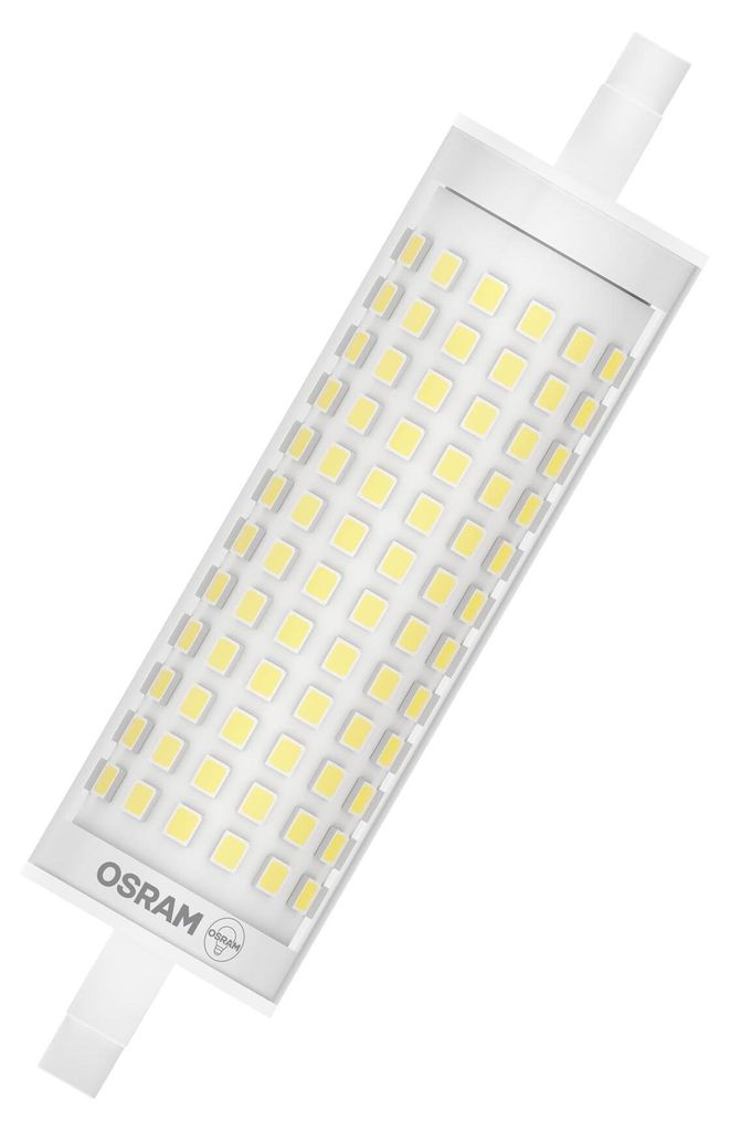 OSRAM LED-lamp met filament, 118 mm lang, heldere kunststof Productafbeelding 