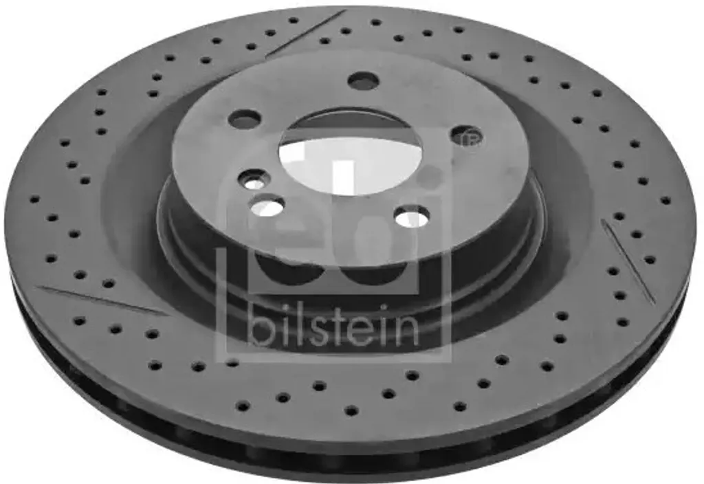 Disques de frein arrière Febi 44100 haute performance pour Mercedes CLK
