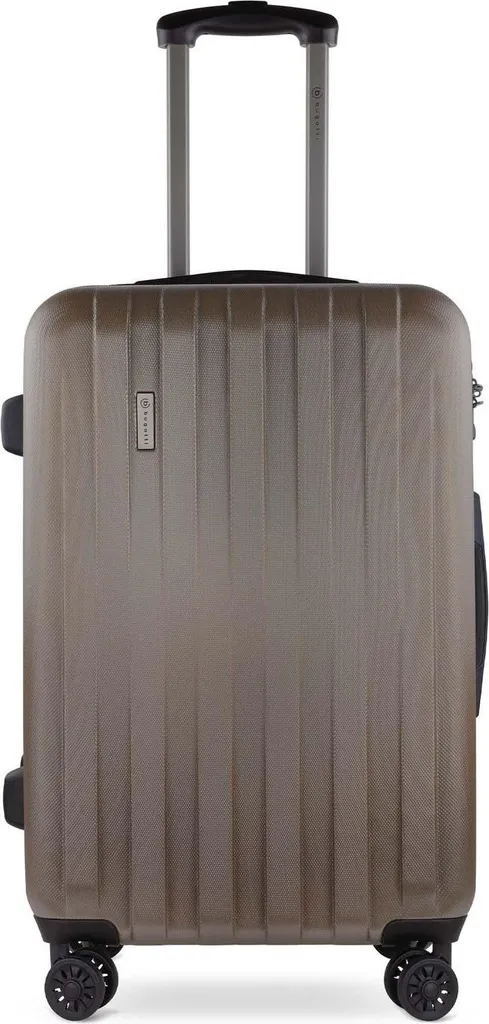 Valise rigide 66cm bugatti Lima 2.0, trolley bronze taupe ultra robuste
