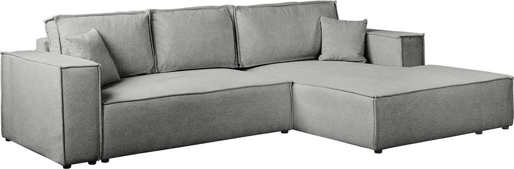 home24 Ecksofa mit Schlaffunktion - Longchair