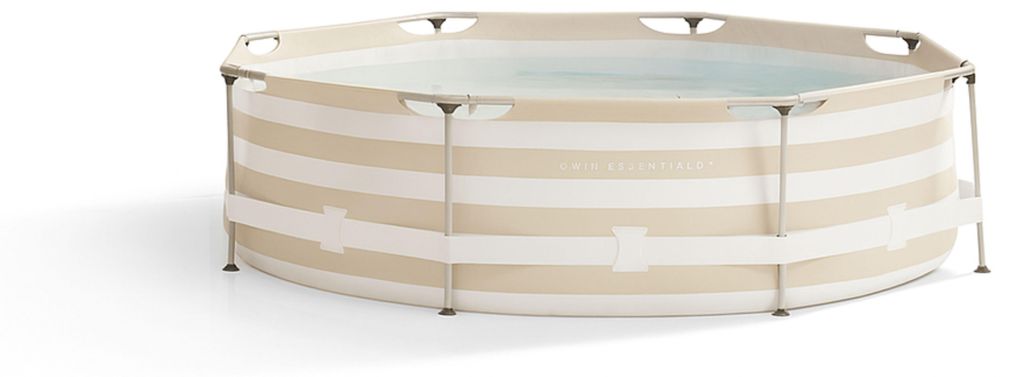 Swim Essentials Runder Rahmenpool beige, 305 x 76 cm | Produktbild 