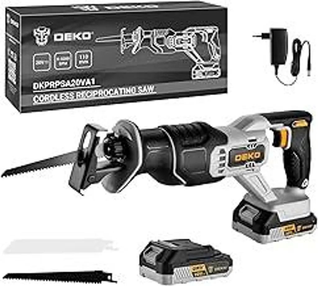 Sega a Gattuccio DEKOPRO 20V Batteria 2Ah - Taglio Rapido 3200 SPM
