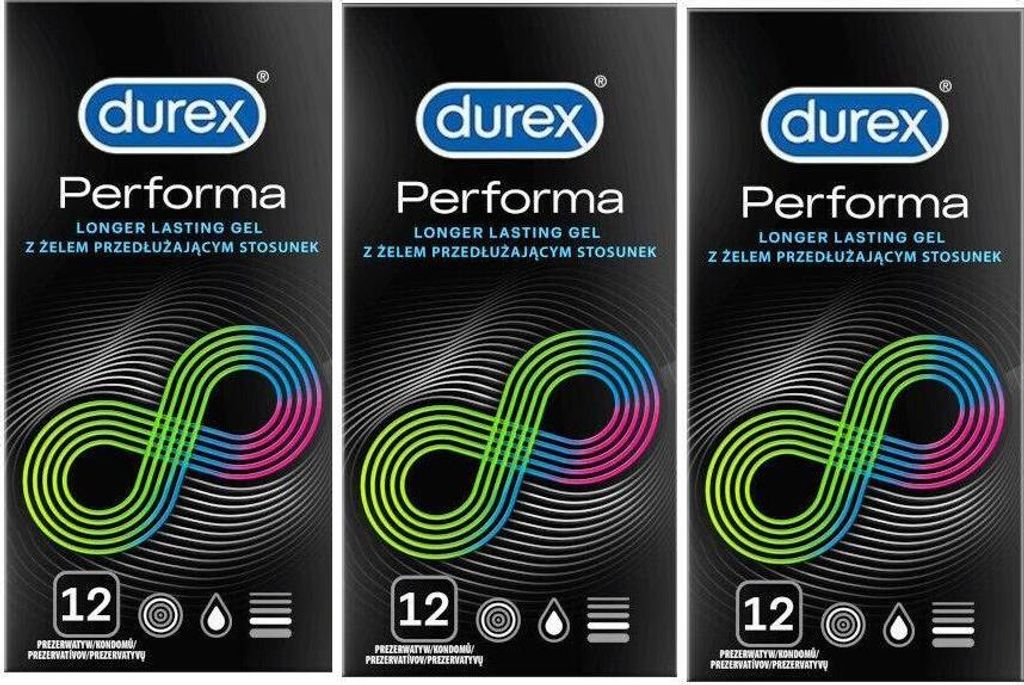 36 Stück Durex Performa Kondome Aktverlängernd länger Produktbild 