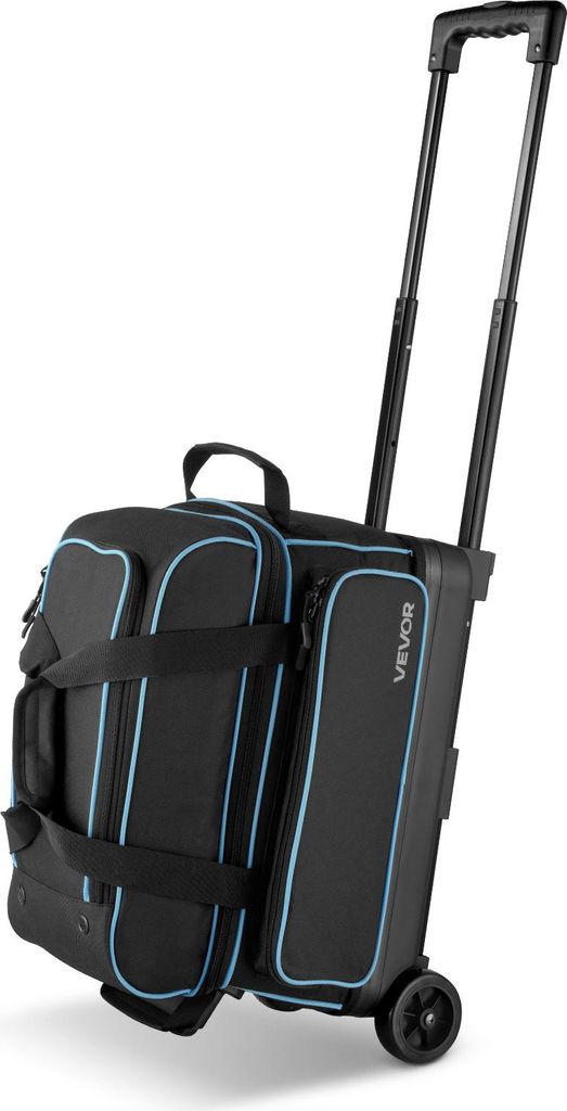 Borsa per 3 bocce da bowling VEVOR con doppie ruote e Immagine del prodotto 