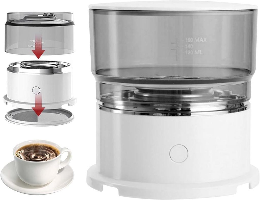 Tragbare Kaffeemaschine für Einzel- oder Eiskaffee – ideal für Auto, Zuhause und Büro – praktisch und komfortabel für den täglichen Gebrauch