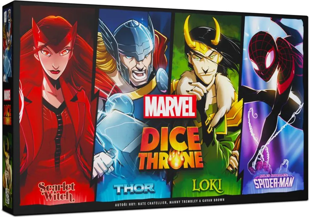 Marvel Dice Throne Set 1 Jeu Idéal pour Soirées Geek et Duels entre Amis