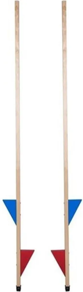 Angel Toys Échasses Nature 170 cm en Bois Robuste pour Enfant et Adulte