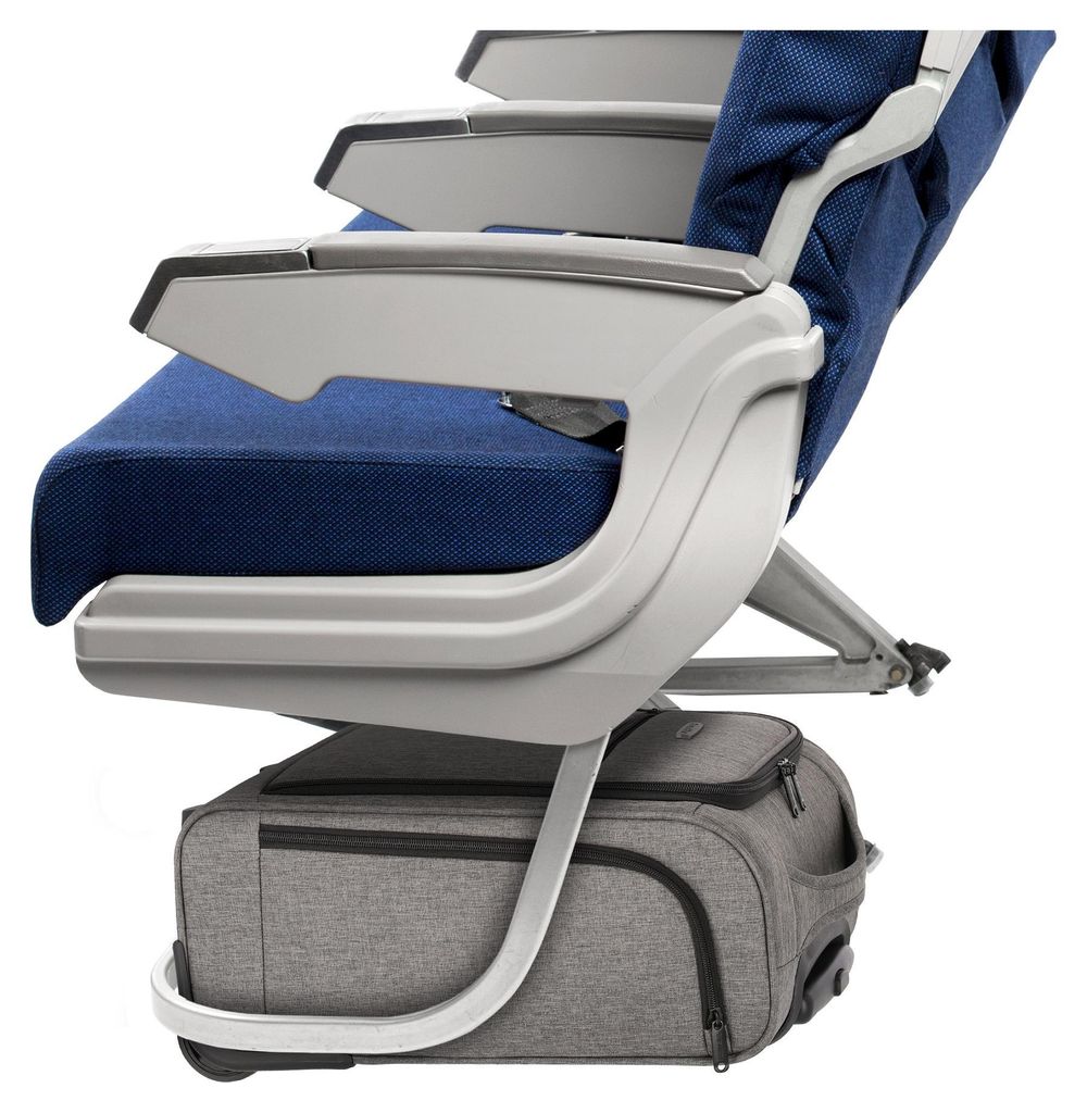 Torba podróżna Travelite Cabin 2w, szara, model "Melange", Zdjęcie produktu 
